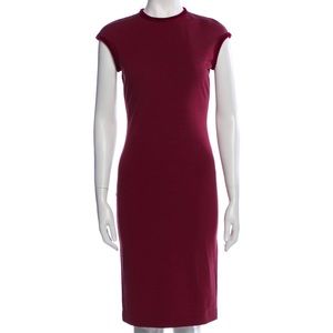 Dsquared² Virgin Wool Sheath Dress